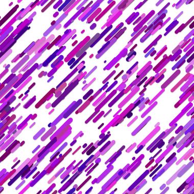 Renk rastgele diyagonal çizgili desen arka plan - Mor çizgiler beyaz arka plan üzerinde vektör grafik tasarımdan yuvarlak