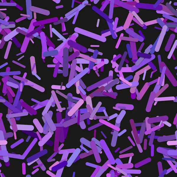 Sorunsuz soyut rasgele döndürülmüş çizgili desen arka plan - Mor yuvarlak çizgiler üzerinden vektör grafik tasarım