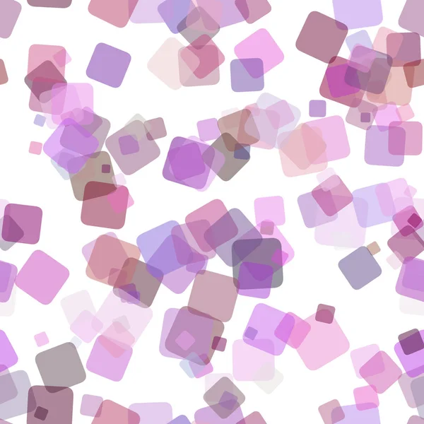 Herhalende abstracte geometrische vierkante patroon achtergrond - vectorillustratie van gedraaide pleinen met effect dekking — Stockvector