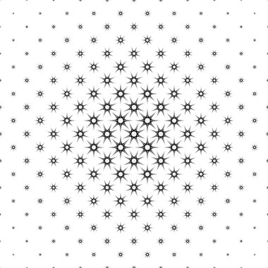 Tek renkli yıldız desen - geometrik soyut vektör arka plan grafik tasarımdan çokgenler