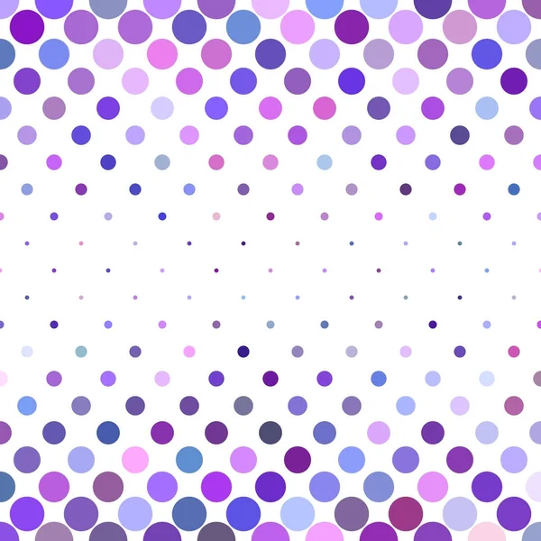Tečky vzor pozadí - design geometrický vektor z kruhů v purpurových tónech — Stockový vektor