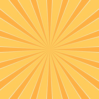 Arka plan - retro vektör grafik tasarım radyal çizgiler ile soyut geometrik ışın patlaması