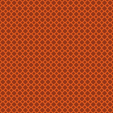 Kahverengi ve turuncu soyut ızgara desen tasarım - vektör arka plan