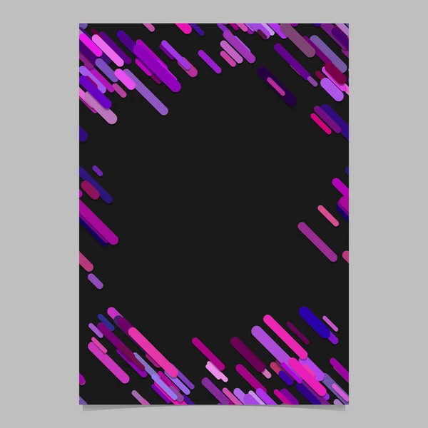 Фиолетовый случайный диагональный округлый шаблон шаблона полосы шаблона шаблона - модный пустой векторный фон — стоковый вектор
