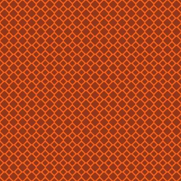 Kahverengi ve turuncu soyut ızgara desen tasarım - vektör arka plan — Stok Vektör