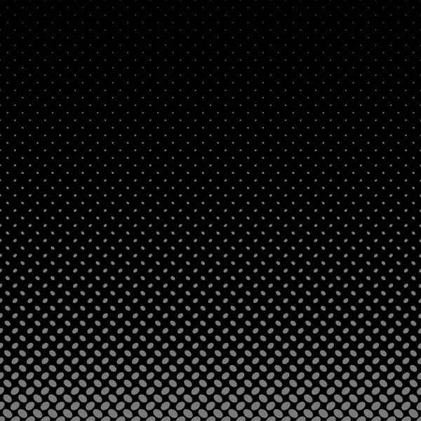 Geometrische halftone ellips patroon achtergrond - donkere afbeelding van diagonale elliptische stippen — Stockvector