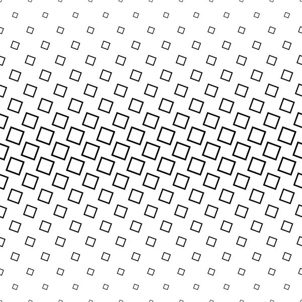 Tek renkli soyut kare desen arka plan - siyah ve beyaz geometrik vektör tasarım açısal kareler — Stok Vektör
