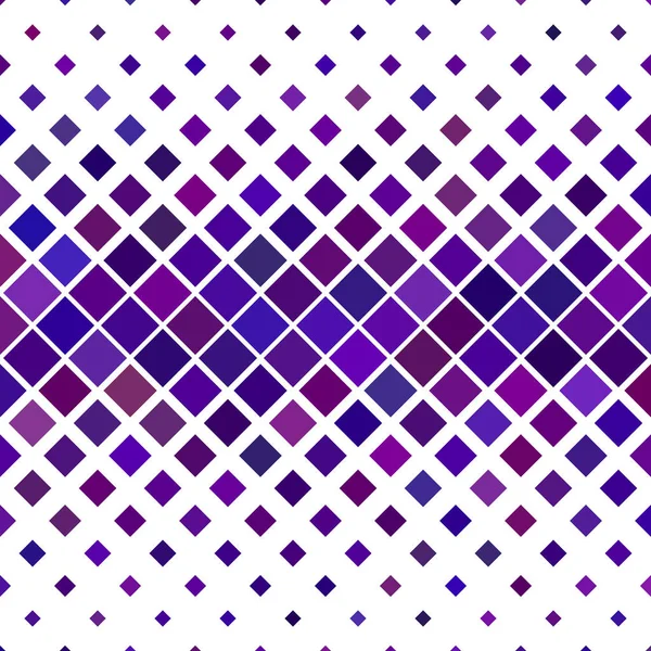 Abstract diagonal square pattern background - vector graphic design from squares in purple tones — Stock Vector