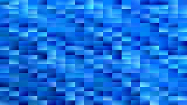 Fondo de rectángulo abstracto - diseño gráfico de mosaico de vector de gradiente de rectángulos azules — Archivo Imágenes Vectoriales
