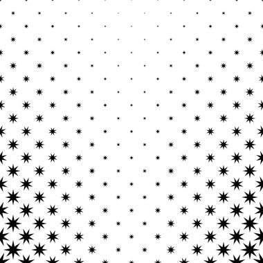 Tek renkli yıldız desen - poligonal geometrik şekillerden vektör arka plan grafik tasarım