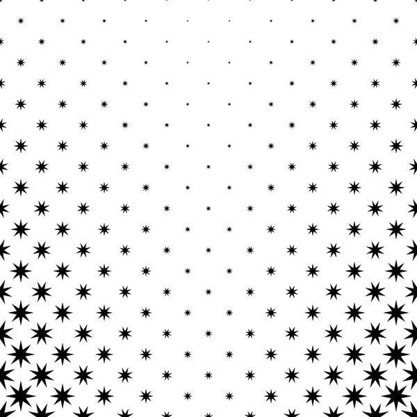 Monochromatic star pattern - vector background graphic design from geometrical polygonal shapes — Stock Vector