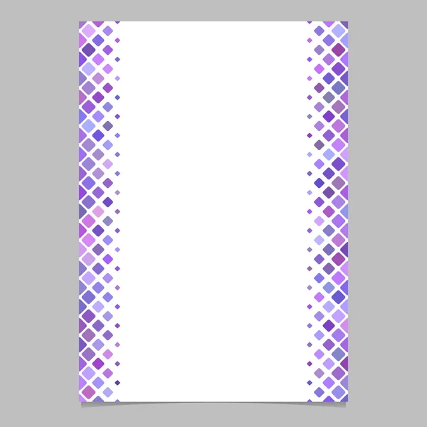 Абстрактный шаблон брошюры из фиолетового диагонального квадрата - векторный дизайн листовки, карточки — стоковый вектор