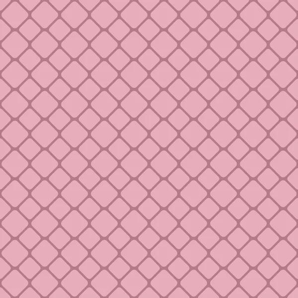 Pink seamless rounded square grid design background - desain grafis vektor — Foto Stok Gratis
