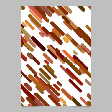 Soyut rasgele yinelenen yuvarlanmış çapraz çizgili desen sayfa, broşür şablonu