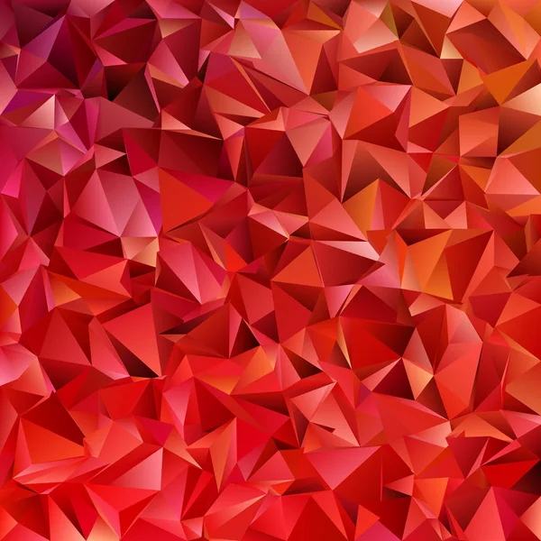 Fondo de patrón de triángulo alicatado abstracto geométrico rojo oscuro - diseño de mosaico vectorial de triángulos de colores — Vector de stock