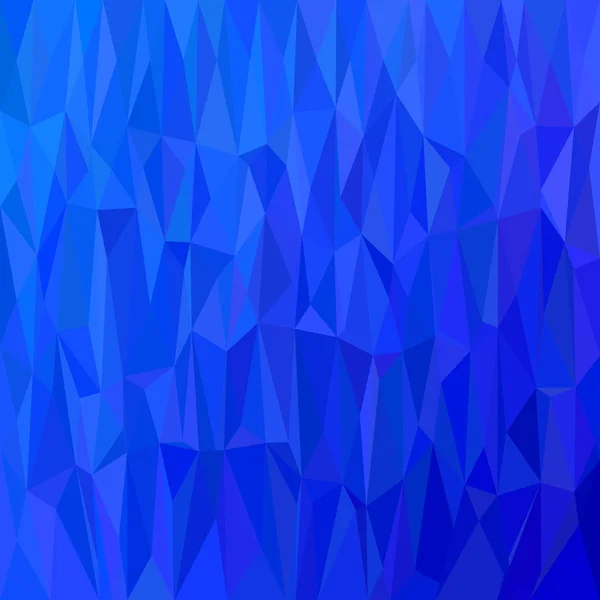 พื้นหลังรูปแบบสามเหลี่ยมนามธรรมเรขาคณิต - ภาพเวกเตอร์โมเสคหลายเหลี่ยมจากสามเหลี่ยมในโทนสีฟ้า — ภาพเวกเตอร์สต็อก