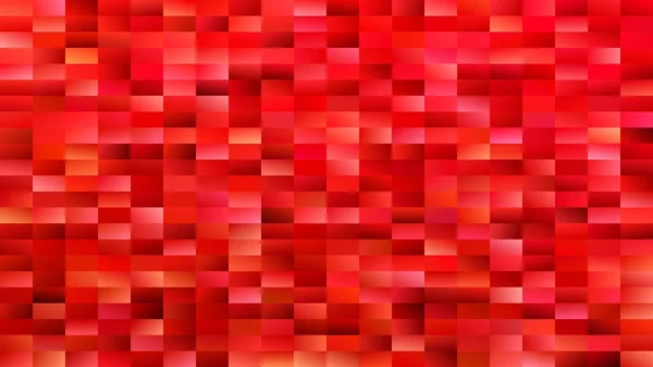 Rode geometrische mozaïek rechthoek achtergrond - moderne vector design — Stockvector