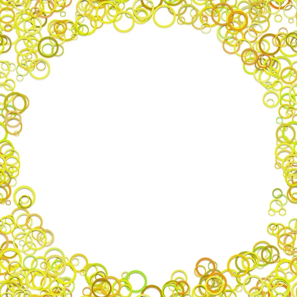 Fond de cercle moderne - design vectoriel tendance de couleur jaune avec des effets d'ombre — Image vectorielle
