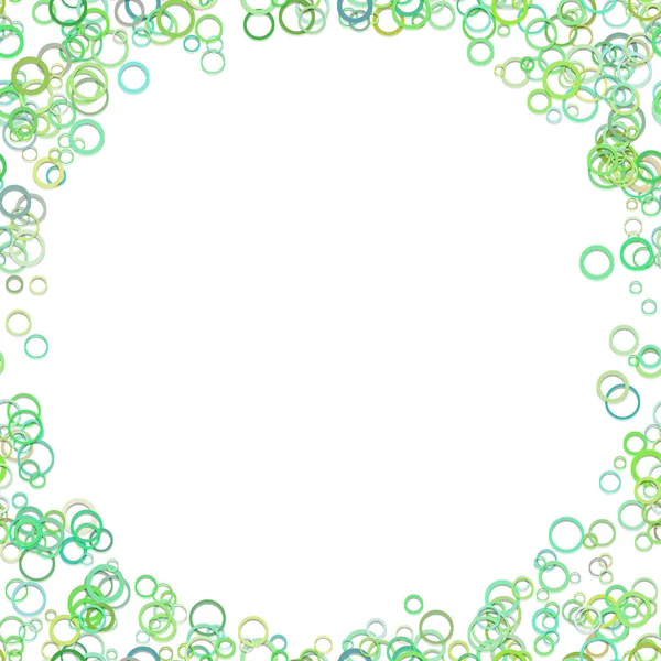 抽象圆圈背景-时尚矢量图形设计从白色背景上的绿色圆环 — 图库矢量图片