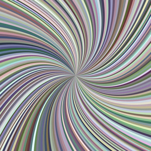 Wirbel Hintergrund aus verdrehten Spiralstrahl-Streifen — Stockvektor