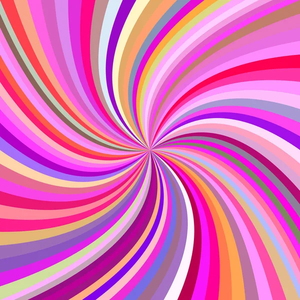 色とりどりの抽象的な渦巻き背景 — ストックベクタ