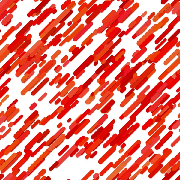 Modern sorunsuz kaotik diyagonal çizgili desen arka plan - vektör grafiği, kırmızı çizgili beyaz arka plan üzerinde yuvarlanır. — Stok Vektör