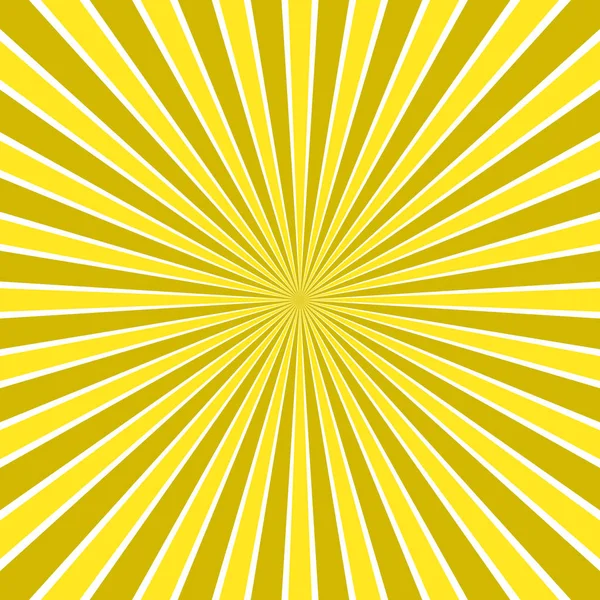 Dynamickou abstraktní sluneční paprsky pozadí - komické vektorová design od radiální stripe vzor — Stockový vektor