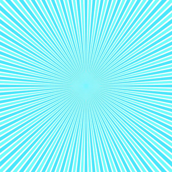 Blauwe lichtstraal barsten achtergrond - beweging vector grafische vormgeving van gestreepte stralen — Stockvector