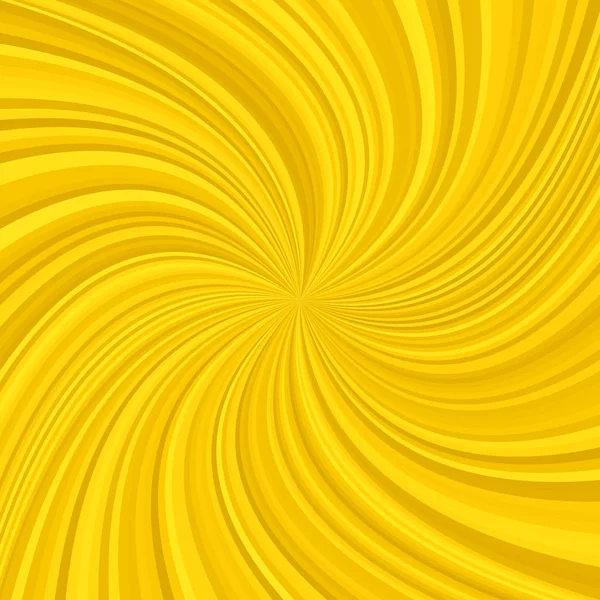 Golden abstract spiral background — Stock Vector