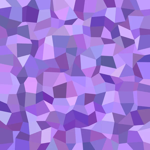 Fond géométrique irrégulier en mosaïque polygonale - illustration vectorielle polygonale à partir de rectangles dans des tons violets — Image vectorielle