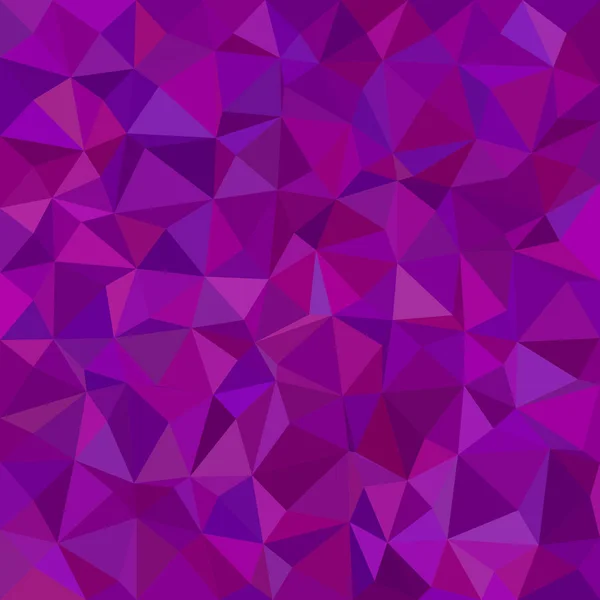 Fond géométrique abstrait triangle carrelé motif - conception graphique vectorielle polygonale à partir de triangles violets — Image vectorielle