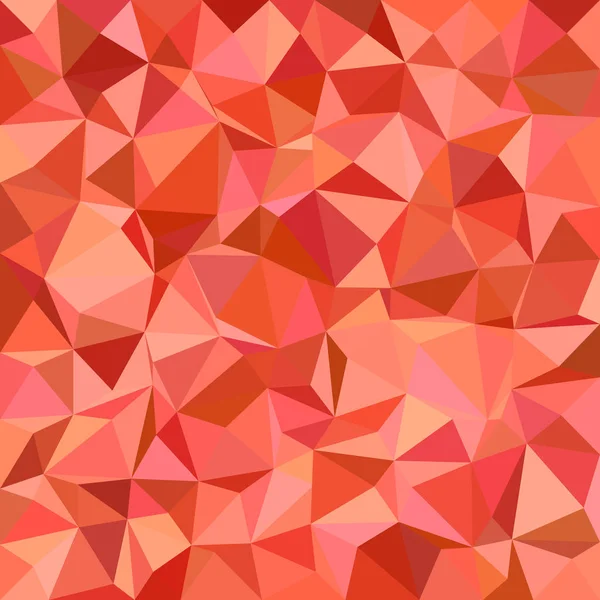 Geometrisch abstracte driehoek betegeld patroon achtergrond - veelhoekige vector grafische vormgeving van rode driehoeken — Stockvector