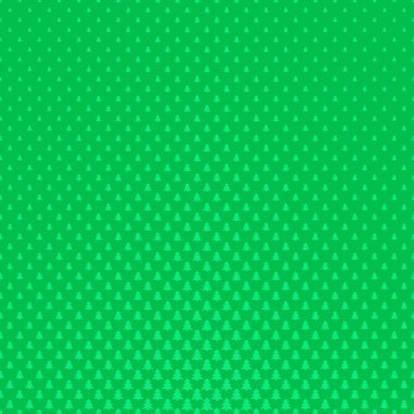 Yeşil retro stilize çam ağacı orman desen arka plan grafiği - vektör kış dekorasyon