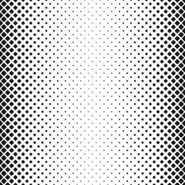 Soyut geometrik tek renkli kare desen arka plan - vektör tasarımı büyüklü küçüklü çapraz kareler ile yuvarlak