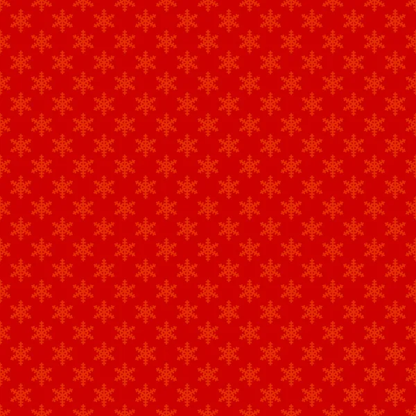 Płatek śniegu czerwony, bez szwu, prosty, geometryczny wzór Tapety - Boże Narodzenie ozdoba projekt tło wektor — Wektor stockowy