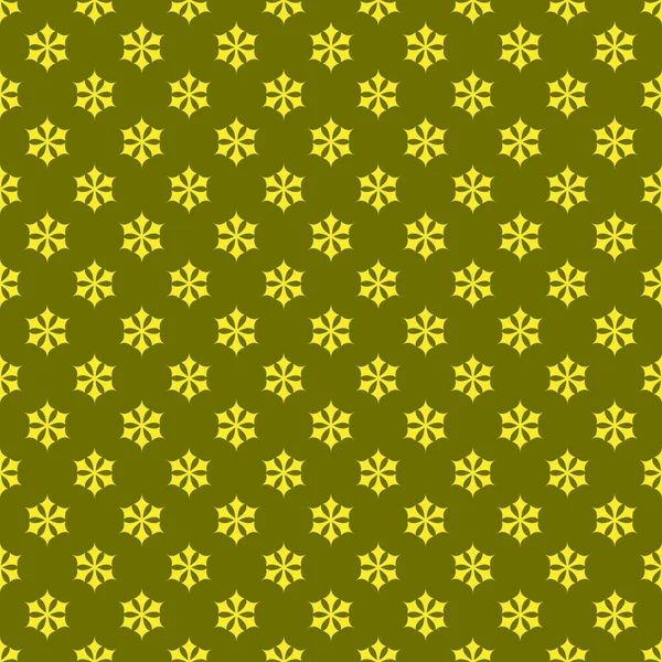 Fond d'écran motif flocon de neige géométrique sans couture - fond de décoration de Noël vectoriel — Image vectorielle