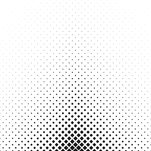 Geometriska svart och vitt rundade kvadratiskt mönster bakgrund - vektor design — Stock vektor