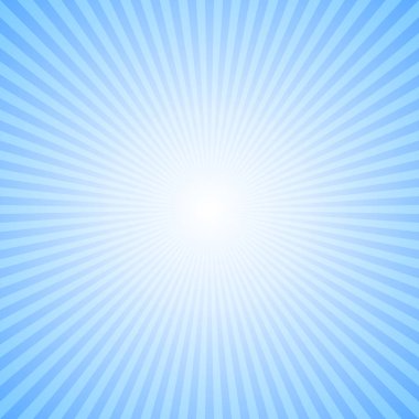 Arka plan - mavi vektör çizim radyal çizgiler üzerinden soyut dinamik güneş ışınları