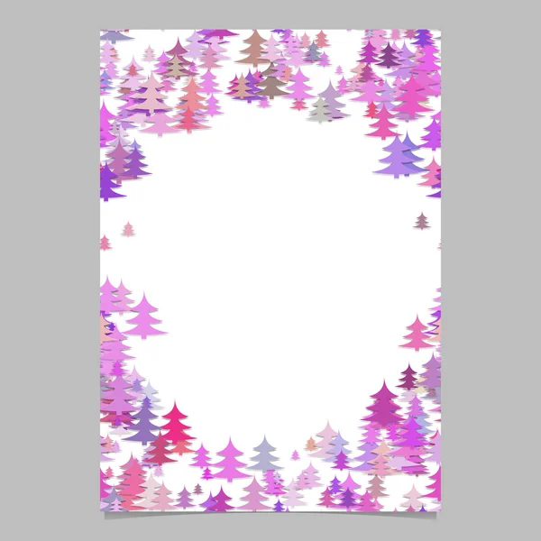 Plantilla de página de diseño de Navidad estacional - folleto vectorial de vacaciones de invierno en blanco diseño gráfico de fondo — Vector de stock