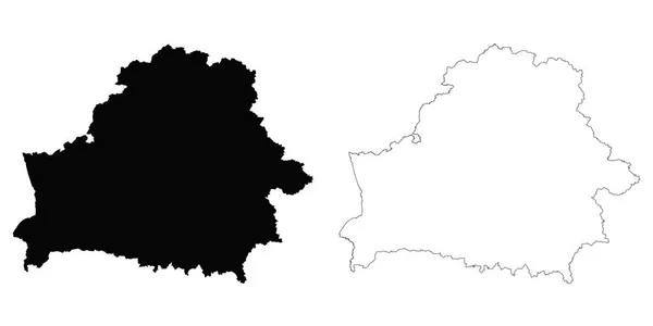 Bielorussia mappa di massima — Vettoriale Stock