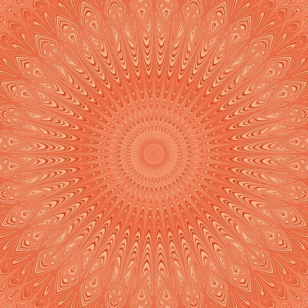 Psychedelische Mandala-Stern fraktale Ornament Hintergrund - runde Symmetrie Vektor Muster Grafik — Stockvektor