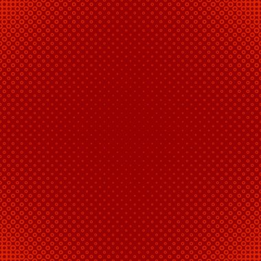 Kırmızı geometrik noktalı resim daire desen arka plan - vektör grafiği, büyüklü küçüklü Yüzükler
