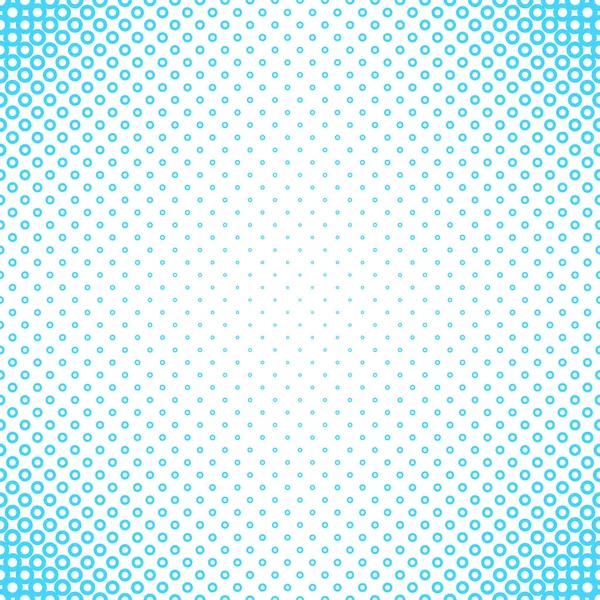 Motif géométrique demi-ton cercle fond - conception graphique vectorielle de cyan anneaux sur fond blanc — Image vectorielle