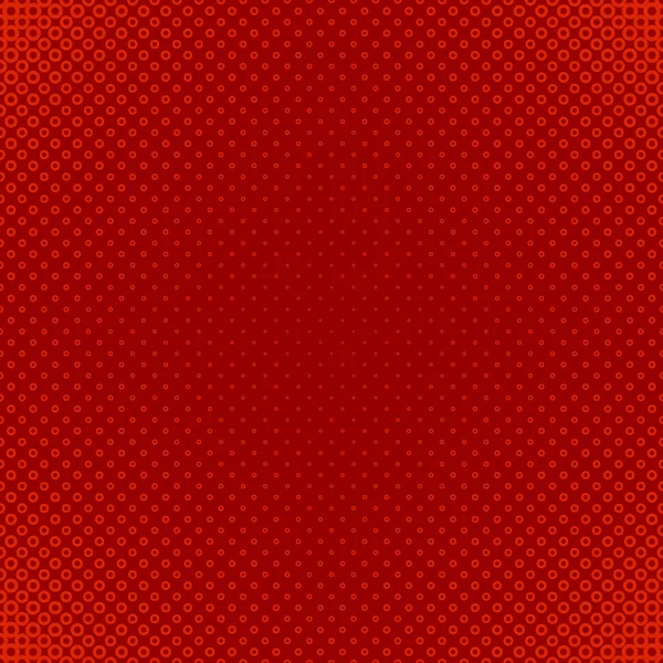 Kırmızı geometrik noktalı resim daire desen arka plan - vektör grafiği, büyüklü küçüklü Yüzükler
