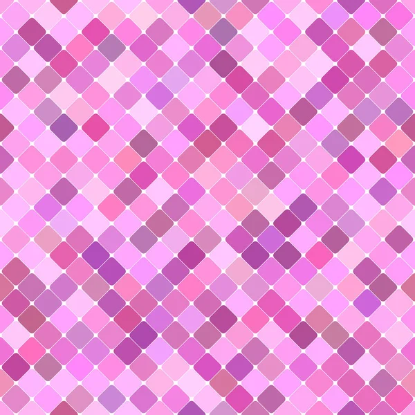Pink seamless diagonal pola persegi desain latar belakang vektor grafik - Stok Vektor
