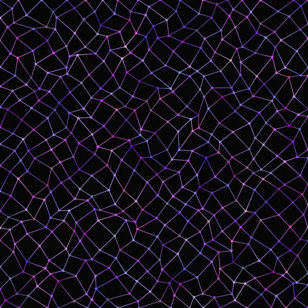 抽象的な混沌とした長方形グリッド パターン背景色 — ストックベクタ