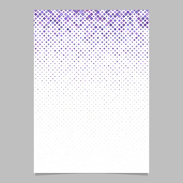 Geometrische Diagonale Quadrat Mosaik Muster Broschüre Hintergrund — Stockvektor