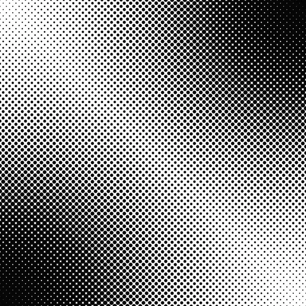 Абстрактный геометрический полуточечный рисунок фона - монохромный векторный графический дизайн — стоковый вектор