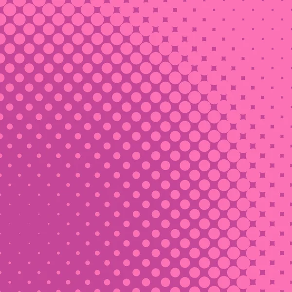 Pink halftone dot background pattern template — Stock Vector