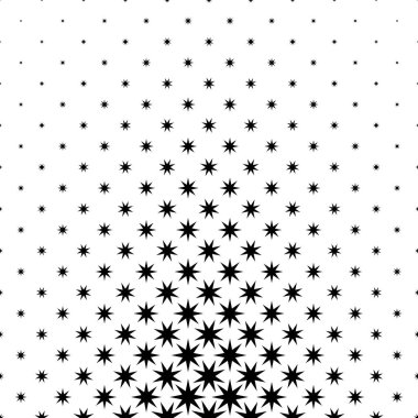 Tek renkli yıldız desen - soyut vektör arka plan illüstrasyon geometrik şekillerden